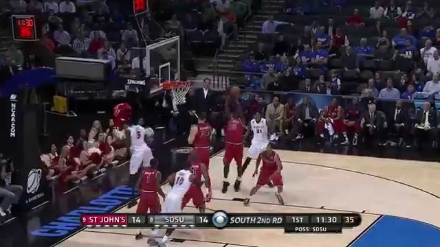 St. John’s vs. San Diego State: Sir&#039;Dominic Pointer and-one